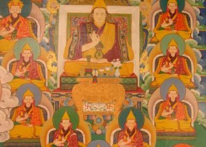 པཎ་ཆེན་སྐུ་ཕྲེང་རིམ་བྱོན་གྱི་མཚན་དང་། འཁྲུངས་ཡུལ། འཁྲུངས་འདས།