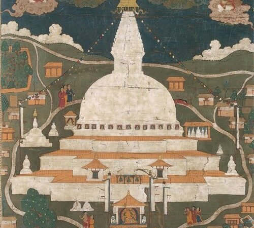 ༁༔ མཆོད་རྟེན་ཆེན་པོ་བྱ་རུང་ཁ་ཤོར་གྱི་ལོ་རྒྱུས་ཐོས་པས་གྲོལ་བ་བཞུགས་སོ༔